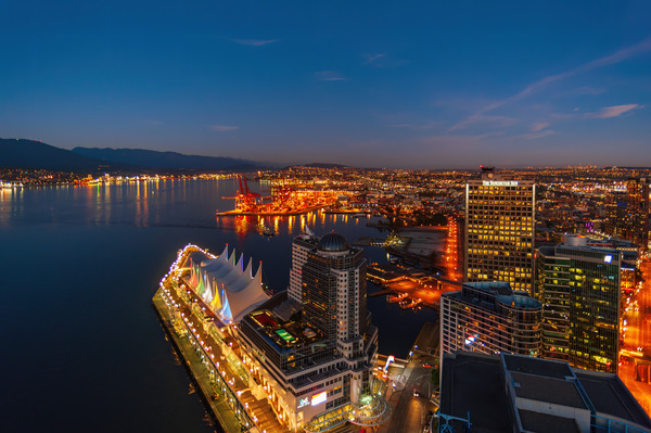 Vancouver Skyline Print