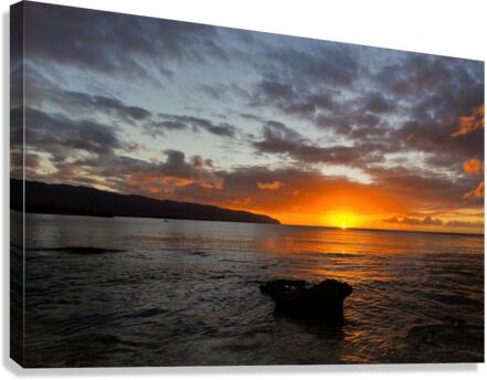 Tropical Sunset Canvas Print