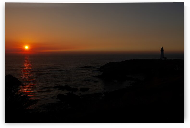 Lighthouse Sunset by Randy Tremblay Photography