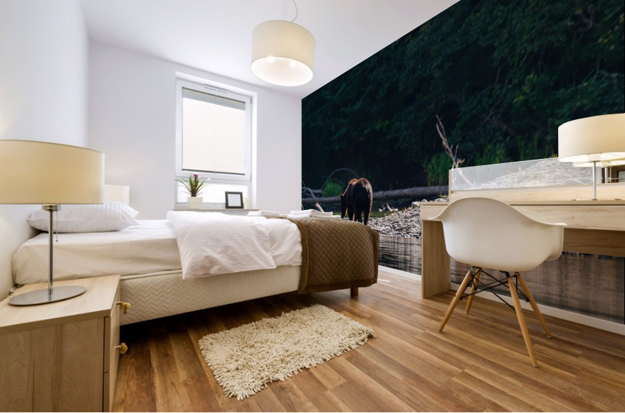 Grizzly Sow Mural print