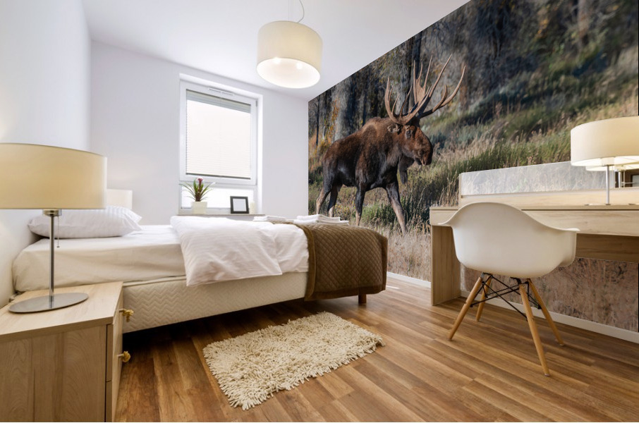 Bull Moose Mural print