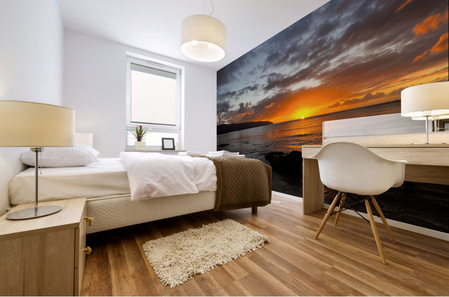 Tropical Sunset Mural print