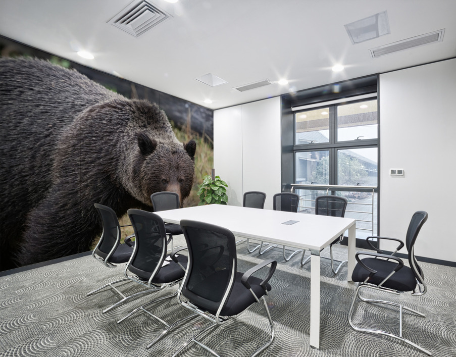 Grizzly Boar Wall Printing