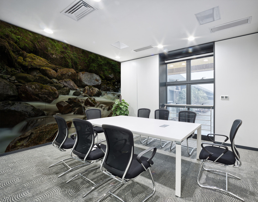 Forest Stream Wall Printing