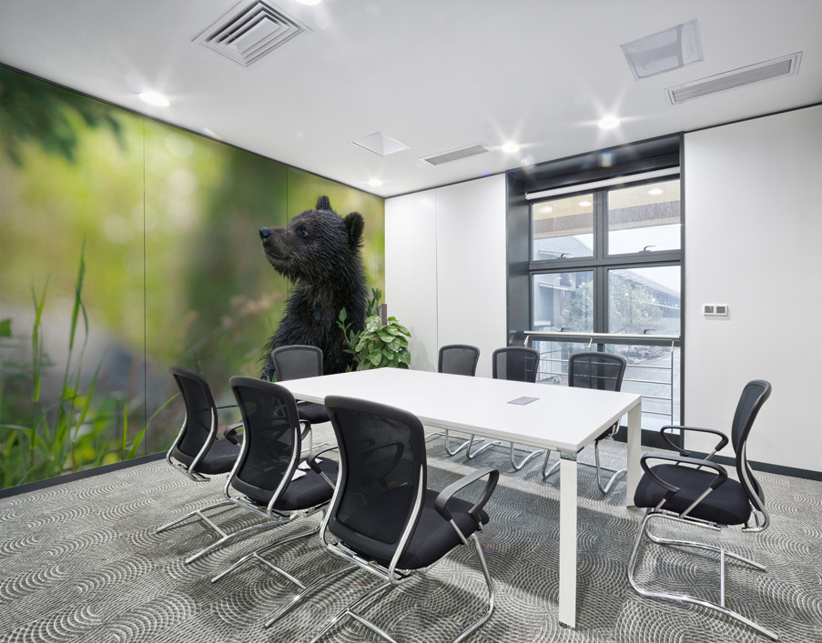 Grizzly Cub Wall Printing