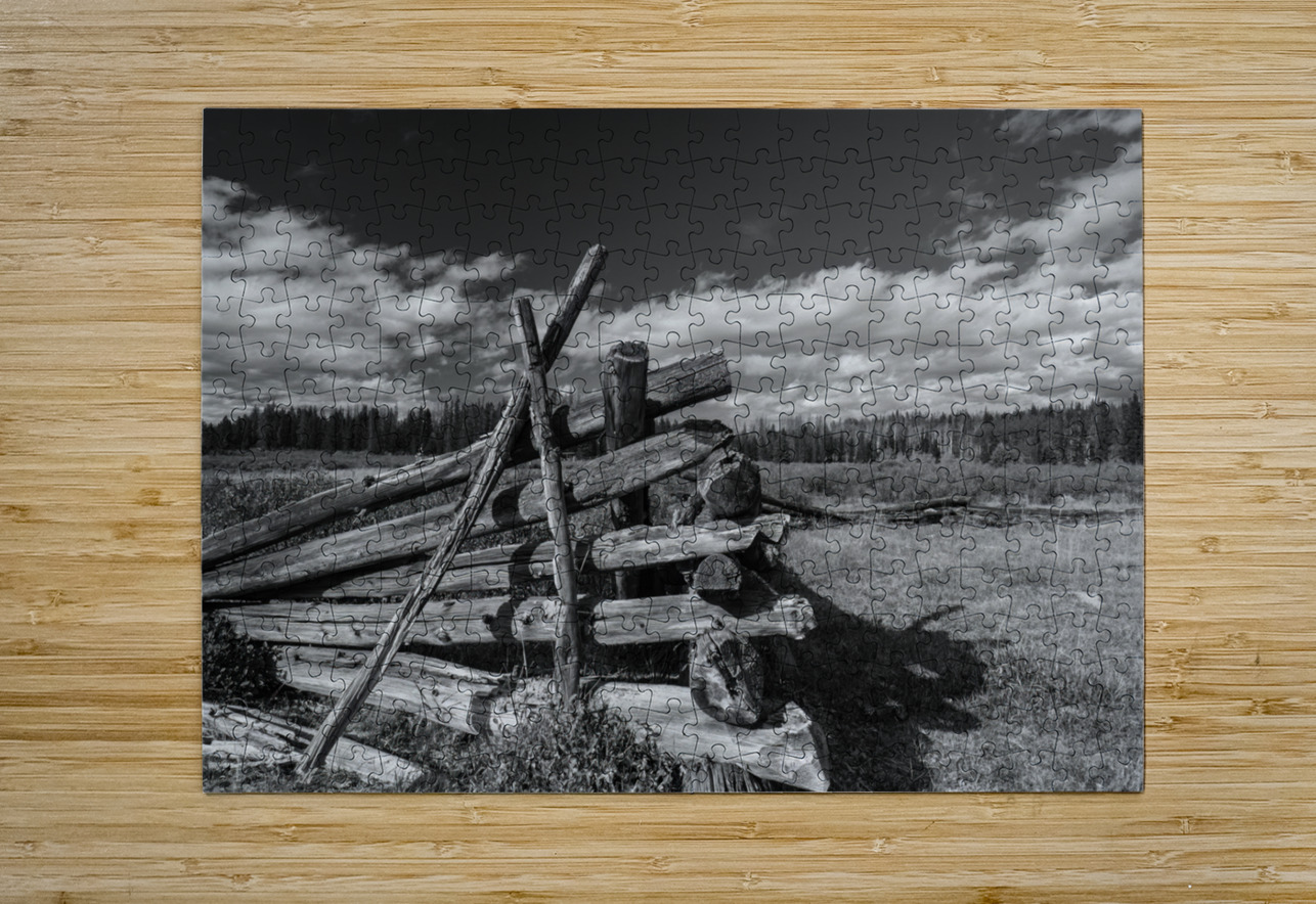 Old Fences Randy Tremblay Photography Puzzle printing