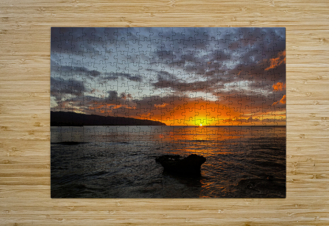 Tropical Sunset Randy Tremblay Photography Puzzle printing
