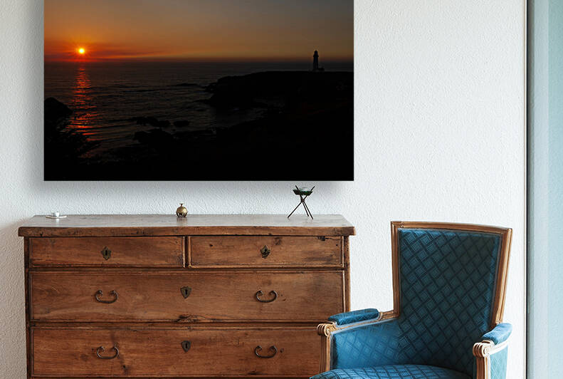 Lighthouse Sunset by Randy Tremblay Photography